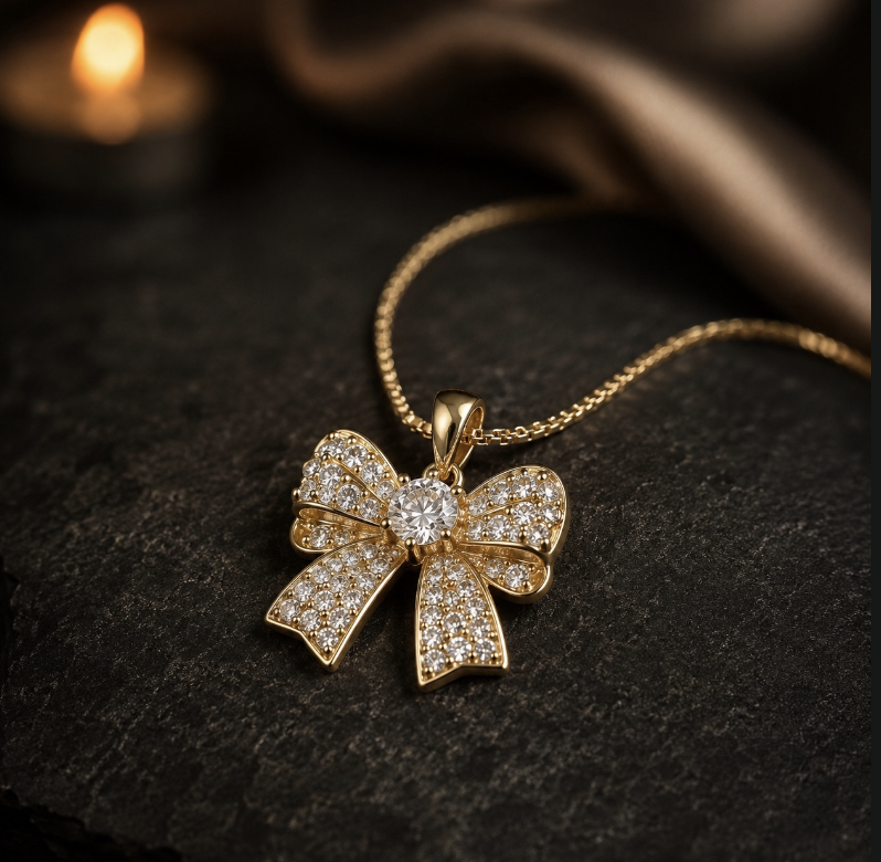 Royal Bow Necklace