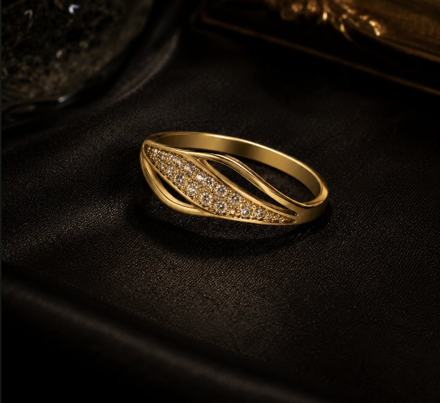 Gold Leaf Ring