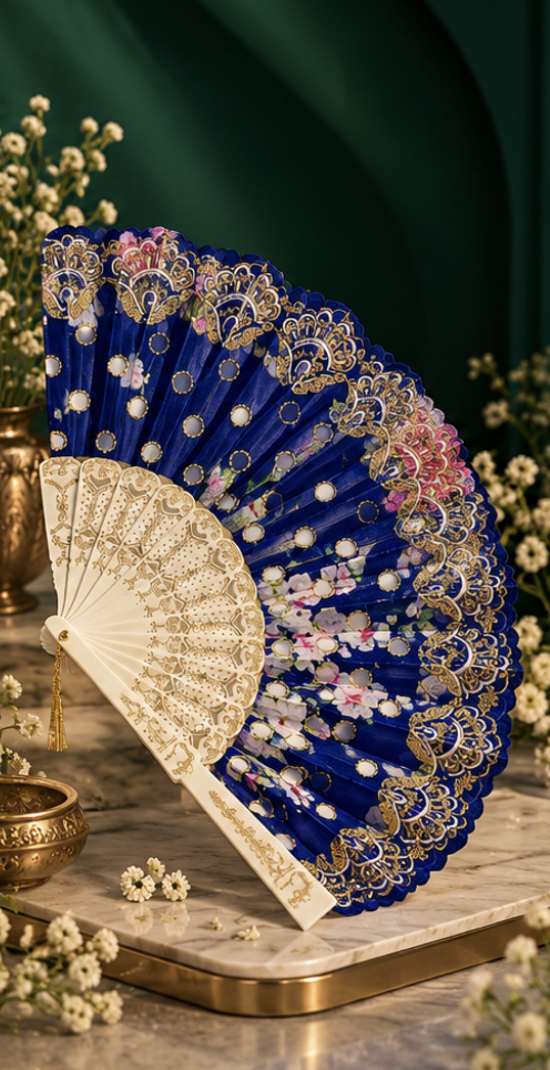 [AVEEN-FC-003] Neelanjali Fan Clutch
