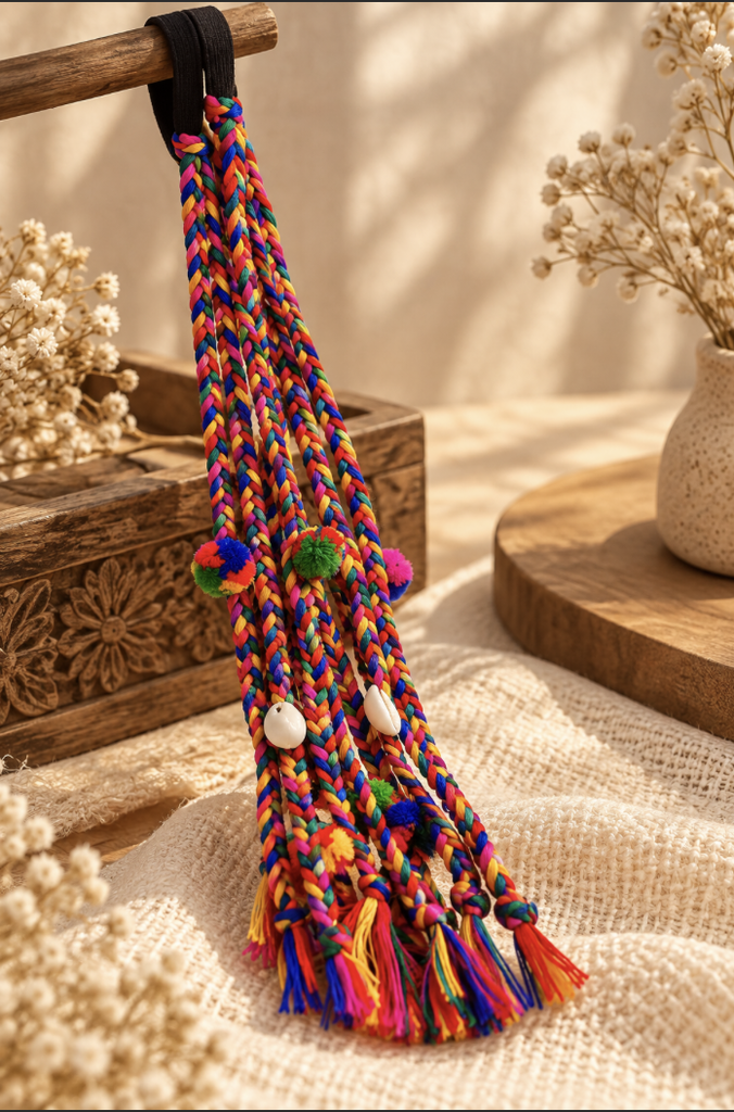 Rangoli Rainbow Braided Hair Band