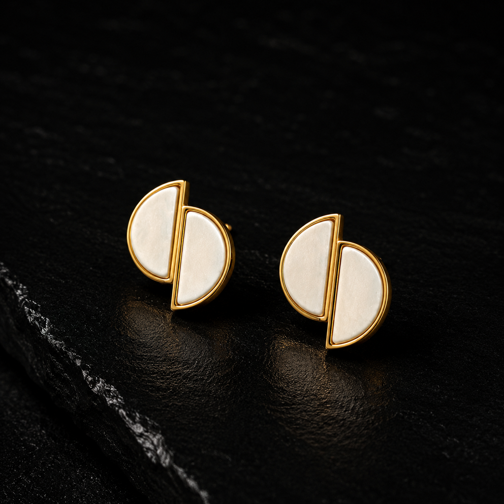 Half Moon Earring